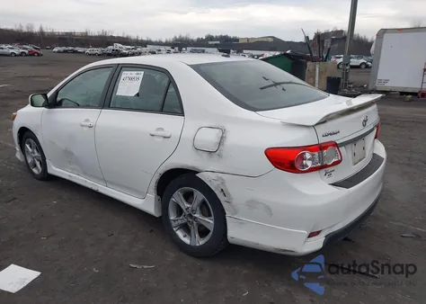 2012 Toyota Corolla S из США, поврежденный, VIN 2T1BU4EE4CC886326